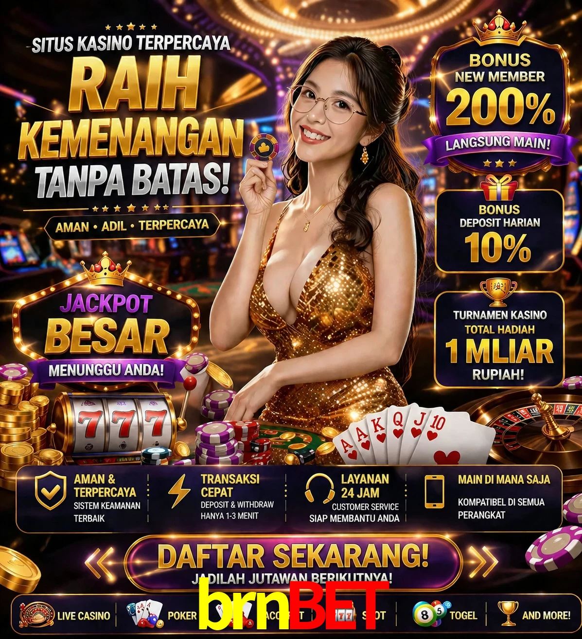 Roleta e blackjack brnbet